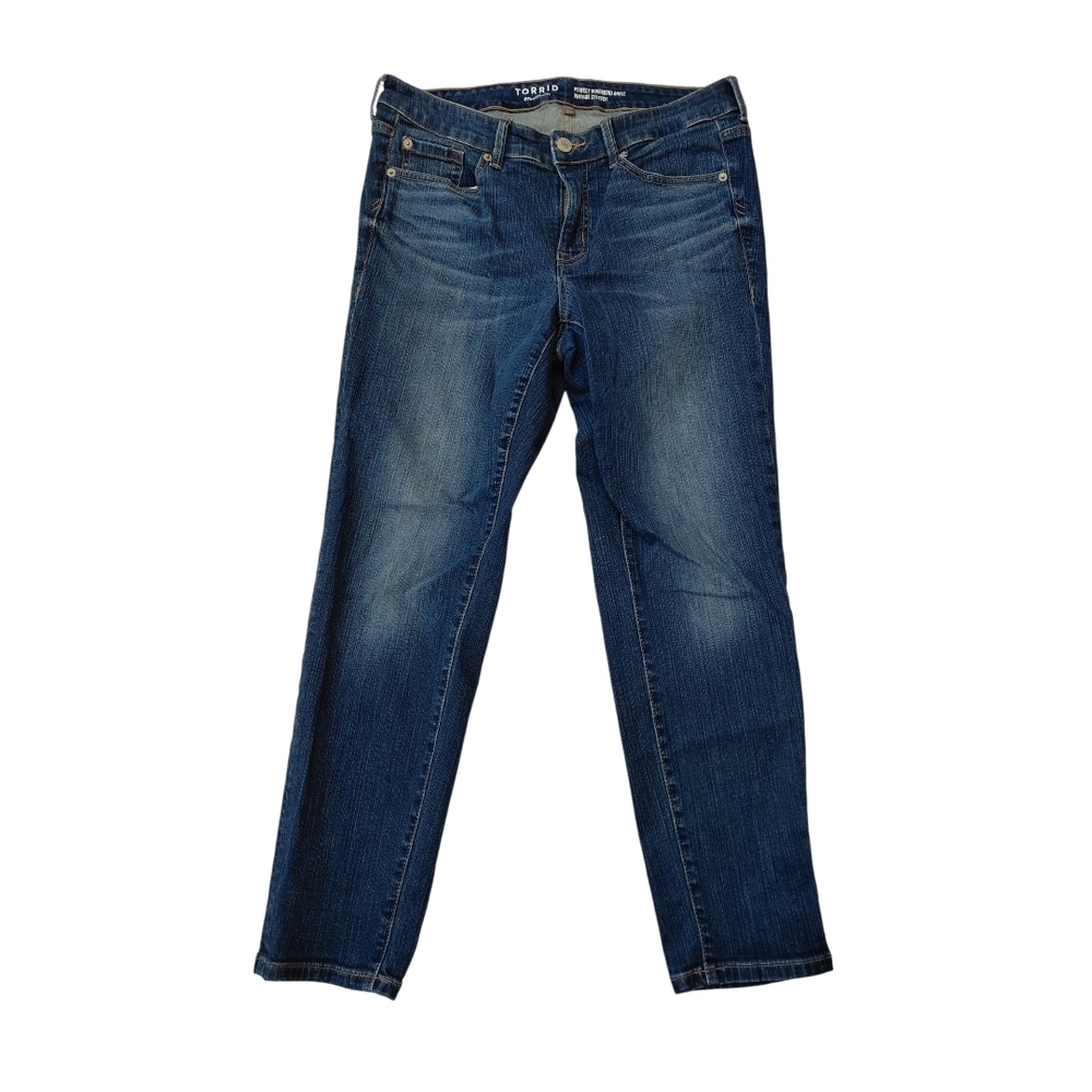 torrid Dark Blue Straight-Leg Women's Jeans
